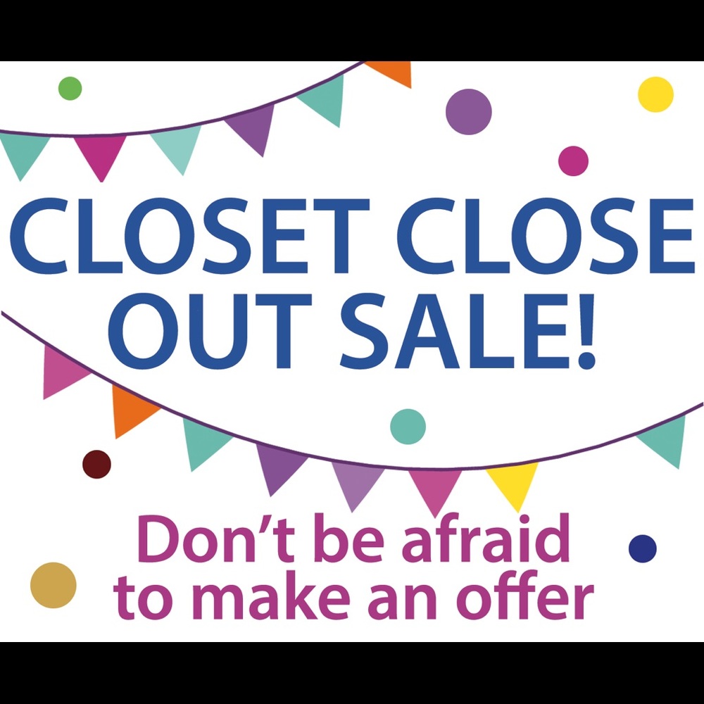 CLOSET CLOSE-OUT SALE!!!